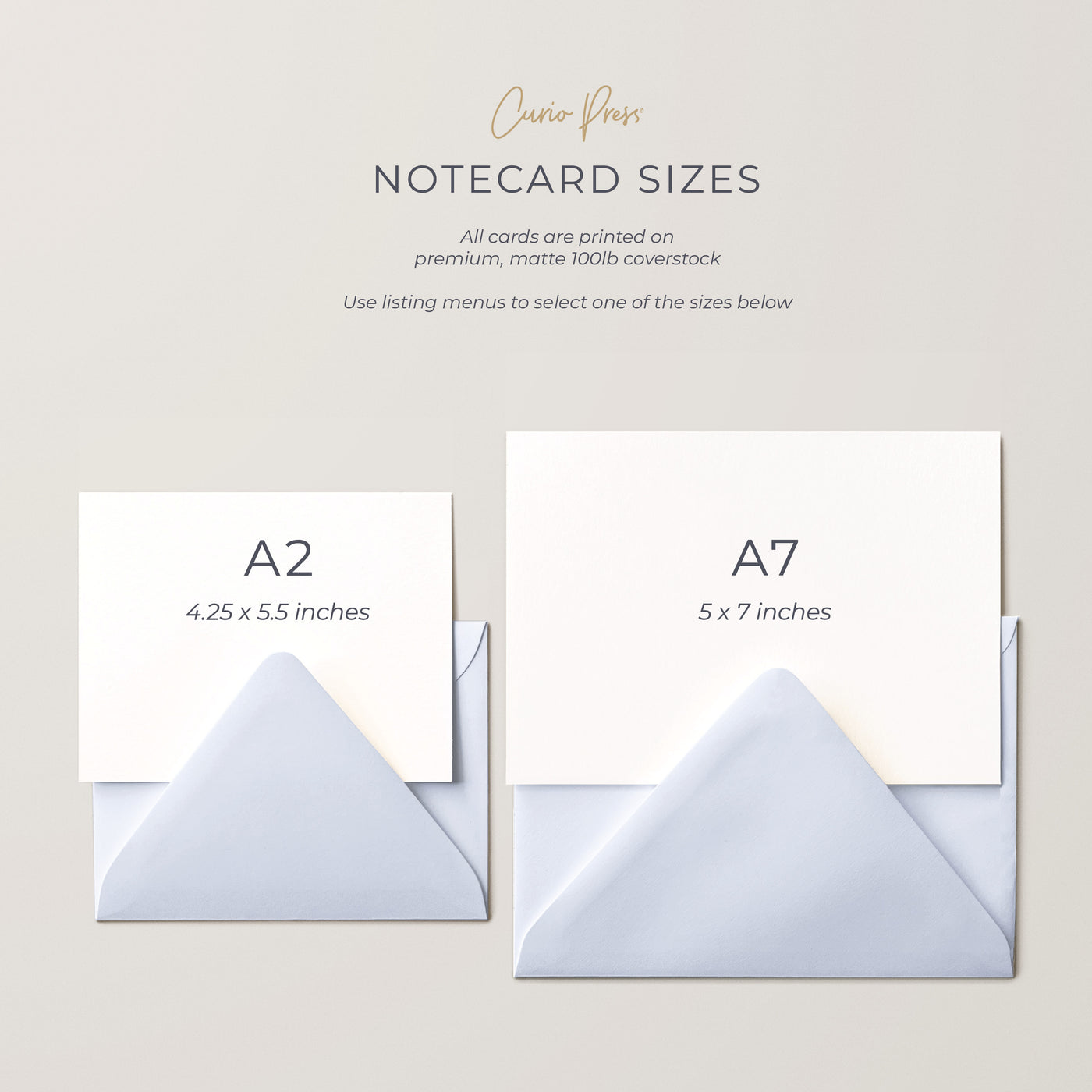 Preppy Monogram: Flat Card Set