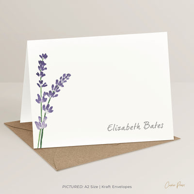 Lavender: Folded Card Set
