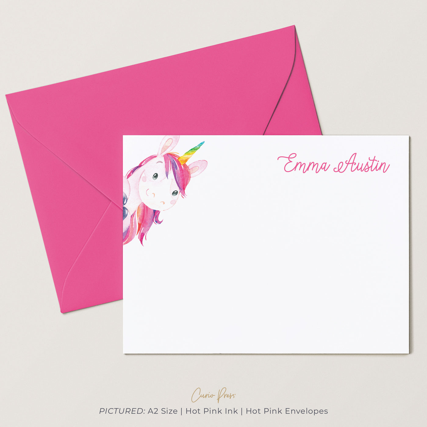 Rainbow Unicorn: Flat Card Set