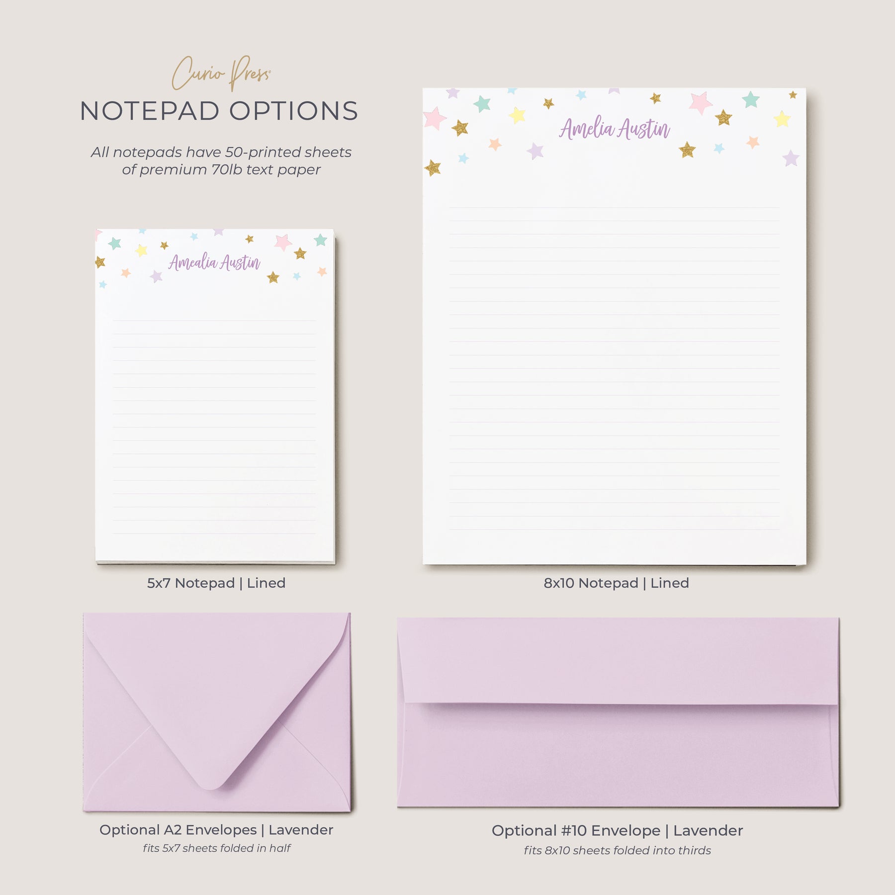 Stars Customized Notepad Curio Press stars-customized-notepad-curio-press