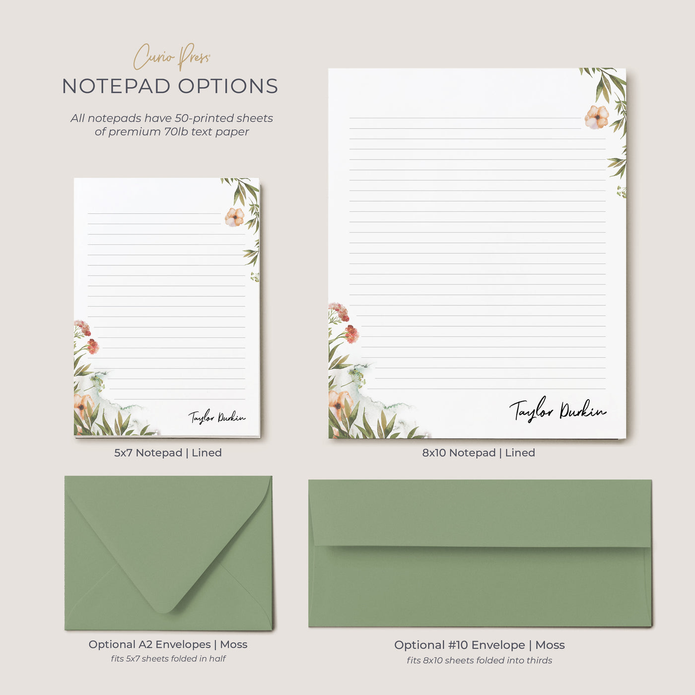 Wildflowers: Notepad